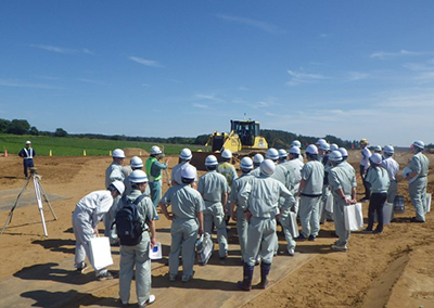 ICT施工技術見学会 現場